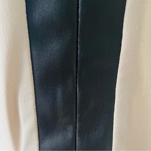 Calvin Klein Vintage Faux Leather Sleeveless Tank Women Top - Size S Blouse - Picture 7 of 11